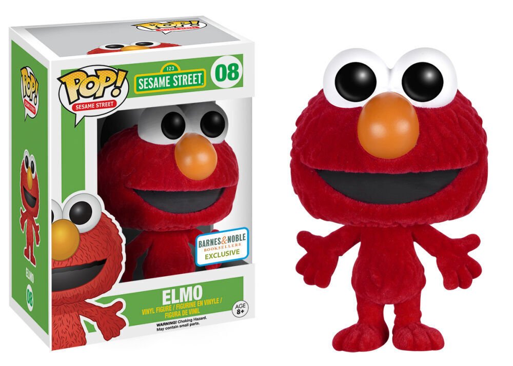 Funko Pop Sesame Street Elmo 08 Flocked Barnes & Noble Exclusive - NERD BLVD