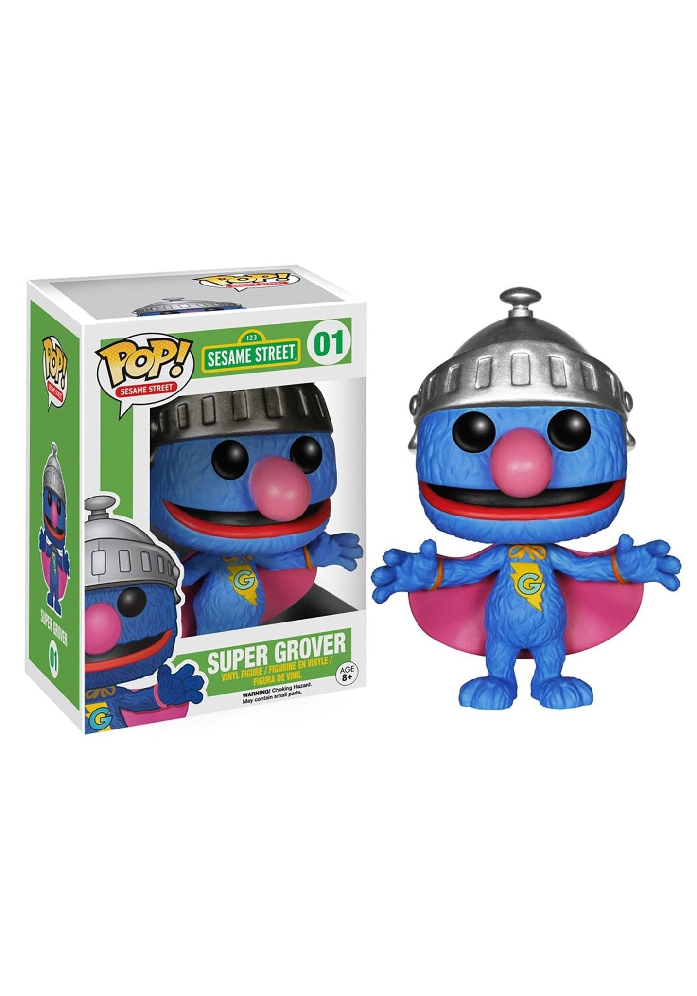 Funko Pop Sesame Street Super Grover 01 - NERD BLVD