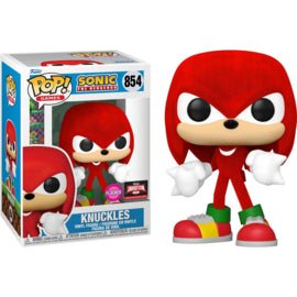 Funko POP Sonic The Hedgehog Knuckles 854 Flocked Targetcon 20222 LE Exclusive - NERD BLVD