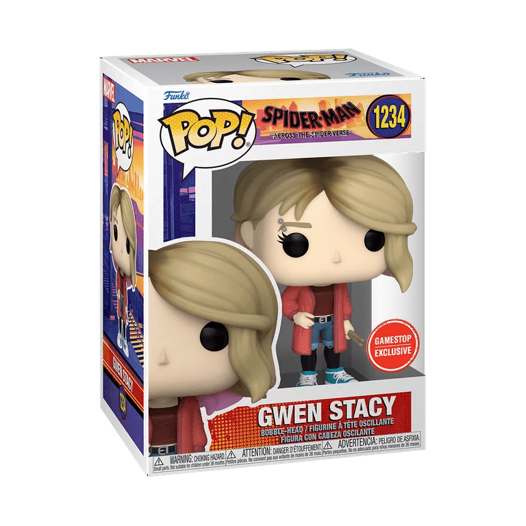 Funko POP Spiderman Across The Spiderverse Gwen Stacy GameStop Exclusive 1234 - NERD BLVD