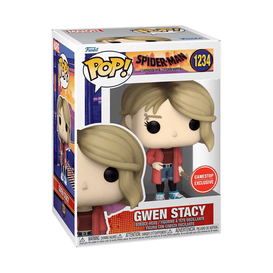 Funko POP Spiderman Across The Spiderverse Gwen Stacy GameStop Exclusive 1234 - NERD BLVD