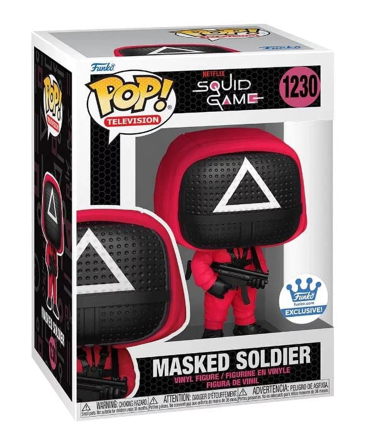 Funko POP Squid Game Masked Soldier Funko Exclusive 1230 - NERD BLVD