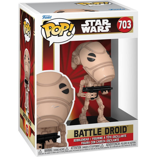 Funko POP Star Wars Battle Droid 703 - NERD BLVD