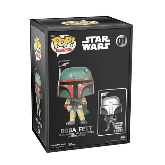 Funko POP Star Wars Boba Fett Diecast Common 01 - NERD BLVD