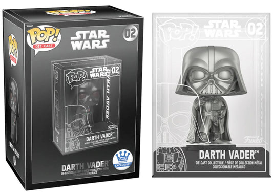 Funko POP Star Wars Darth Vader Diecast Chase 02 - NERD BLVD