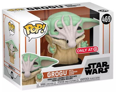 Funko POP Star Wars Grogu With Chowder Squid Target 469 - NERD BLVD