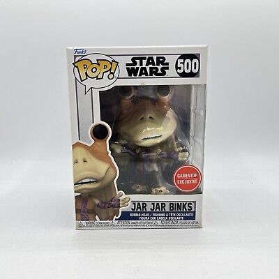 Funko POP Star Wars Jar Jar Binks 500 Gamestop - NERD BLVD