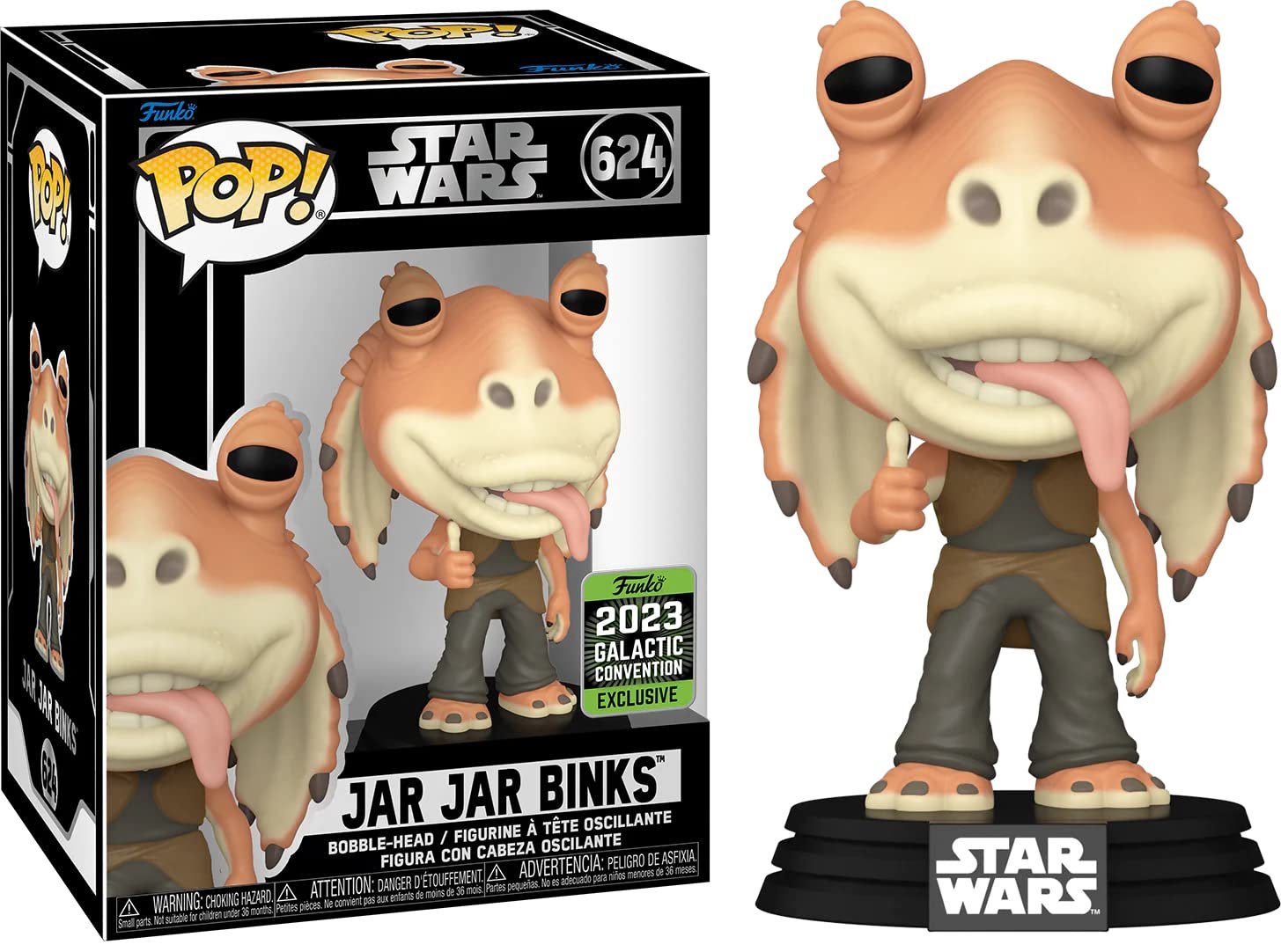 Funko POP Star Wars Jar Jar Binks Galactic Convention Exclusive 624 - NERD BLVD