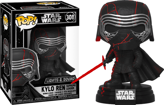 Funko POP Star Wars Kylo Ren 308 Light and Sound - NERD BLVD