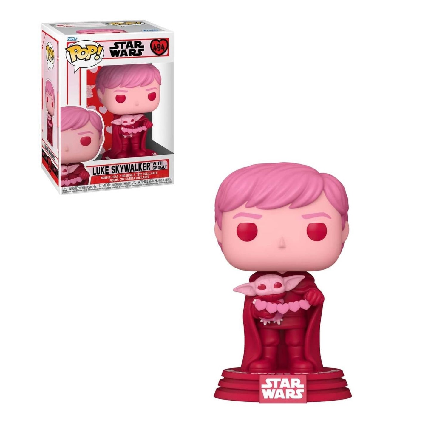 Funko POP Star Wars Luke Skywalker With Grogu 494 - NERD BLVD