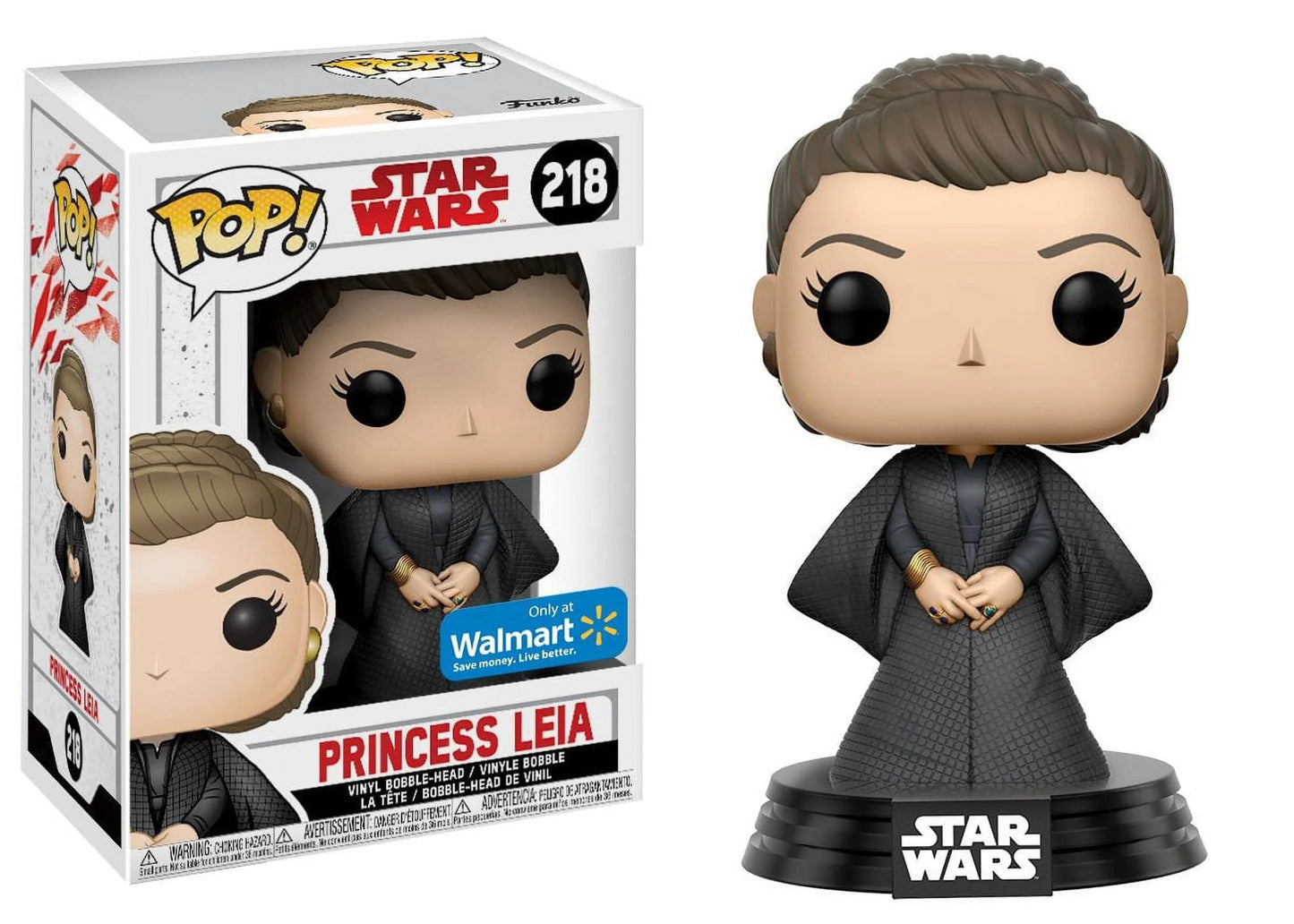 Funko POP Star Wars Princess Leia Walmart 218 - NERD BLVD