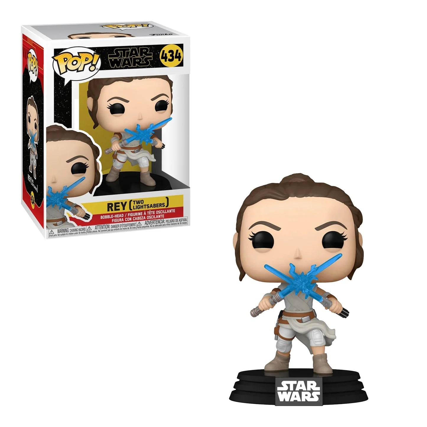 Funko POP Star Wars Rey Two Lightsabers 434 - NERD BLVD