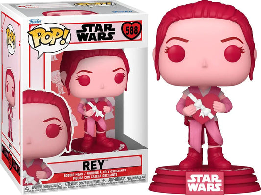 Funko POP Star Wars Rey Valentine 588 - NERD BLVD