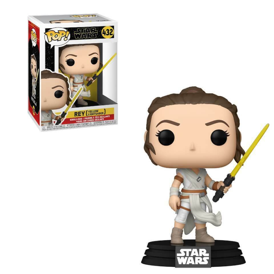 Funko POP Star Wars Rey ( Yellow Lightsaber ) 432 - NERD BLVD