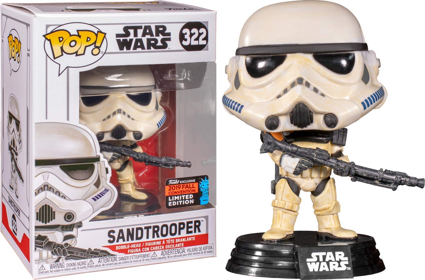 Funko POP Star Wars Sandtrooper 322 Fall Convention 2019 - NERD BLVD