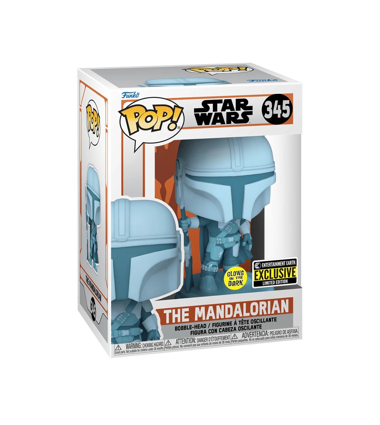 Funko POP Star Wars The Mandalorian GITD EE 345 - NERD BLVD