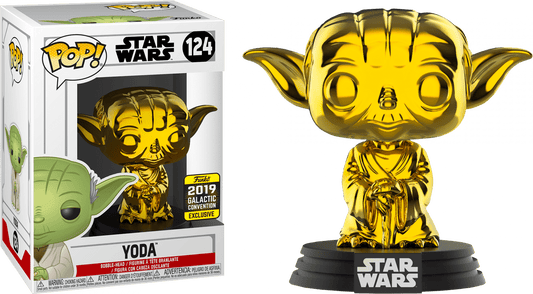 Funko POP Star Wars Yoda 124 Galactic Convention Exclusive - NERD BLVD