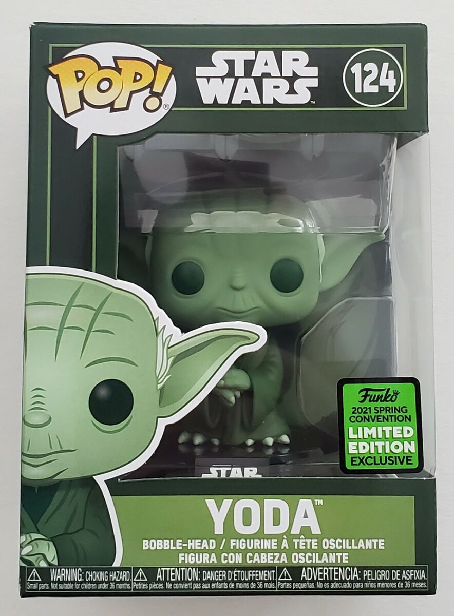 Funko POP Star Wars Yoda 124 Spring Convention 2021 - NERD BLVD