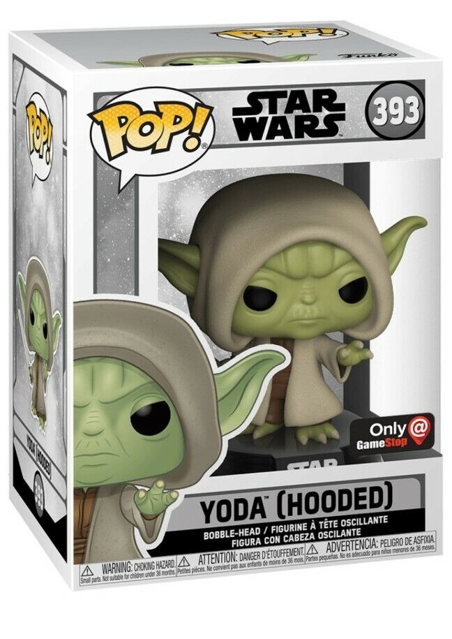 Funko POP Star Wars Yodo ( Hooded ) 393 Gamestop - NERD BLVD