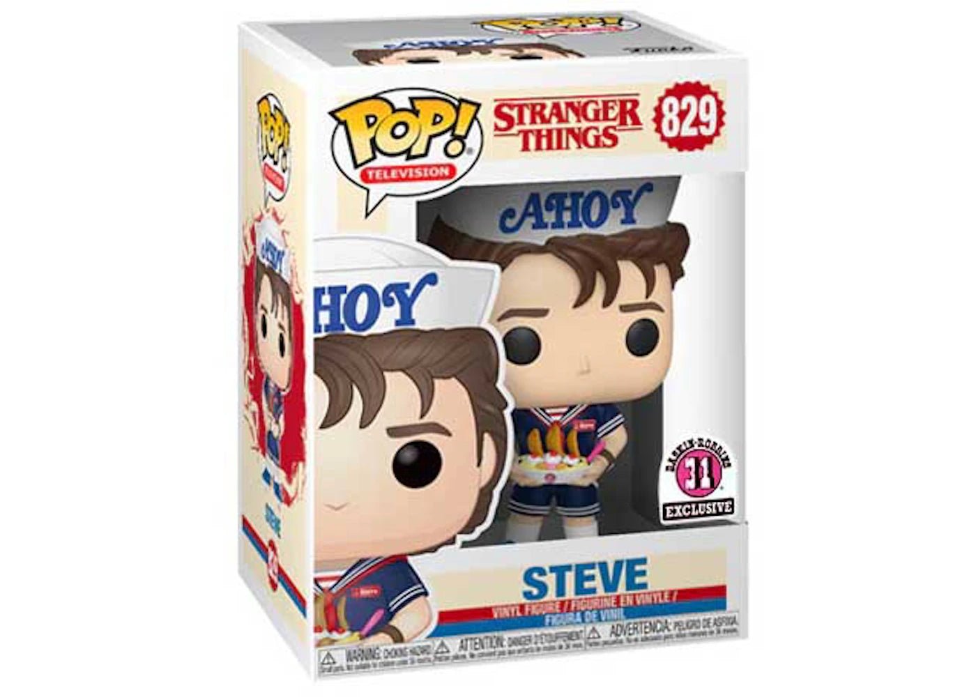 Funko POP! Steve Baskin Robbins Exclusive - Stranger Things #829 - NERD BLVD