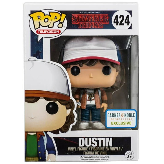 Funko POP Stranger Things Dustin Barnes And Noble Exclusive 424 - NERD BLVD