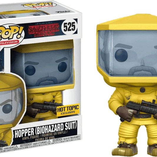 Funko POP Stranger Things Hopper Biohazard Suit Hot Topic 525 - NERD BLVD