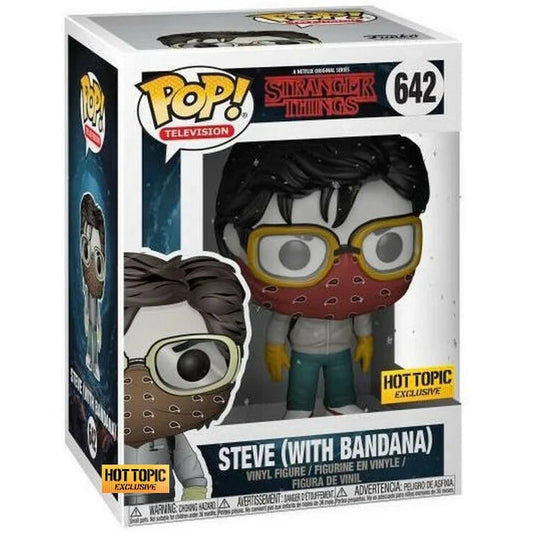 Funko POP Stranger Things Steve With Bandana Hot Topic 642 - NERD BLVD