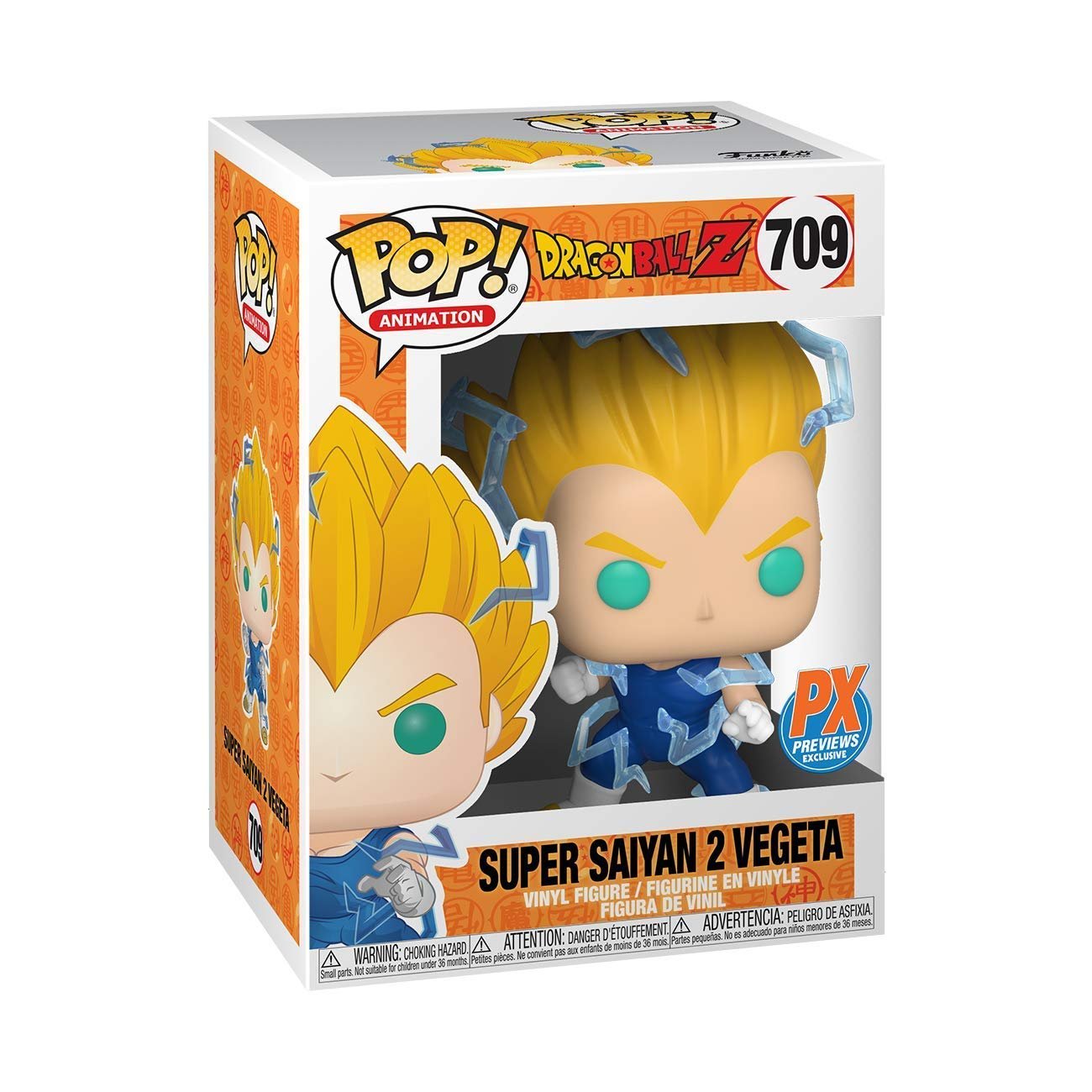 Funko Pop Super Saiyan 2 Vegeta 709 PX Exclusive - NERD BLVD