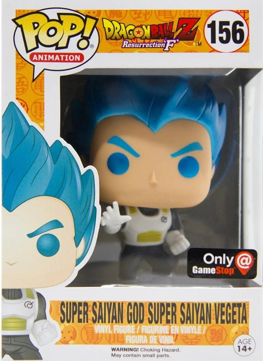 Funko Pop Super Saiyan God Super Saiyan Vegeta 156 - NERD BLVD