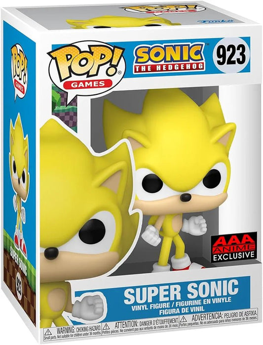 Funko Pop Super Sonic 923 AAA Exclusive - NERD BLVD