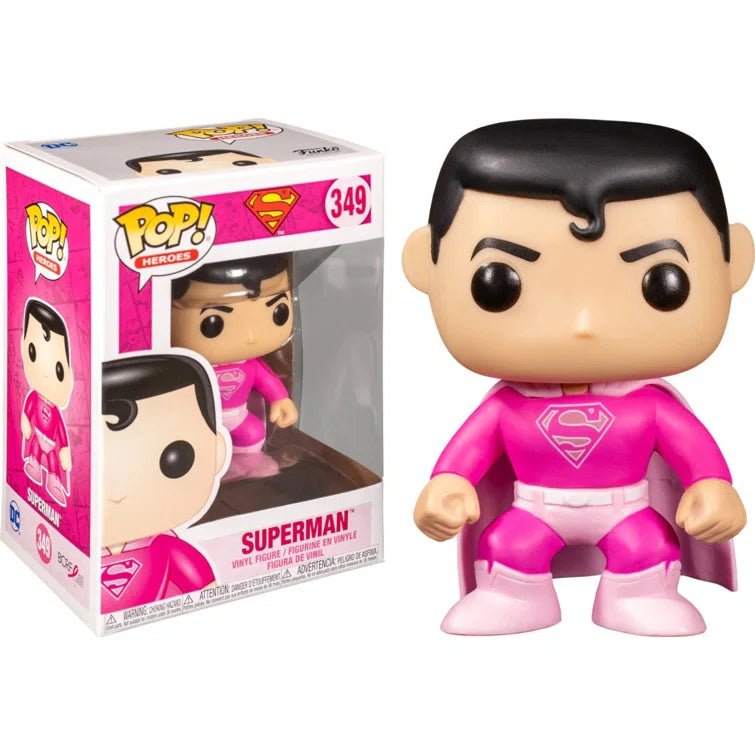 Funko POP Superman Breast Cancer Research 349 - NERD BLVD