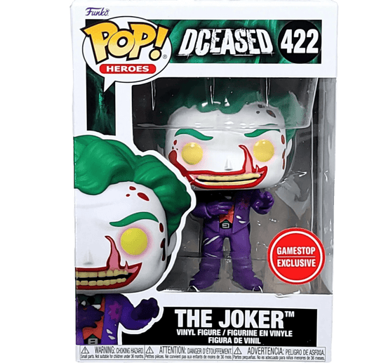 Funko Pop The Joker GameStop Exclusive 422 (Bloody) - NERD BLVD