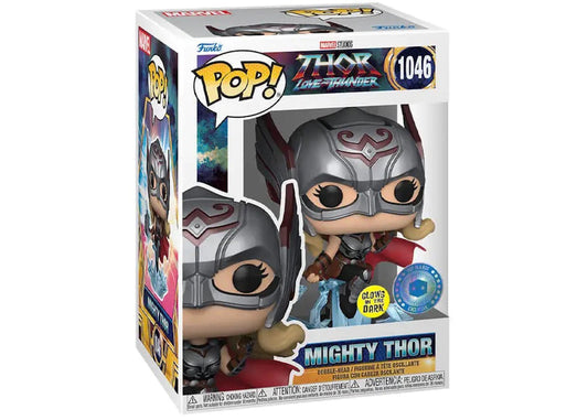 Funko POP Thor Love & Thunder Mighty Thor GITD 1046 - NERD BLVD