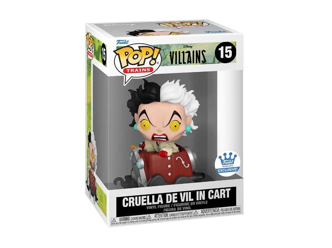 Funko POP Trains Disney Cruella De Vil In Cart Funko Exclusive 15 - NERD BLVD