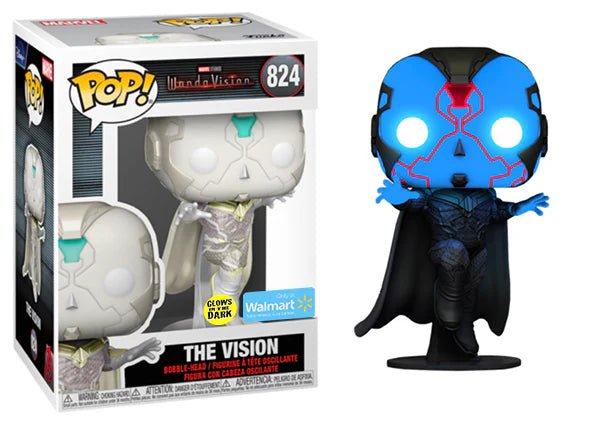 Funko POP WandaVision The Vision GITD Walmart Exclusive 824 - NERD BLVD