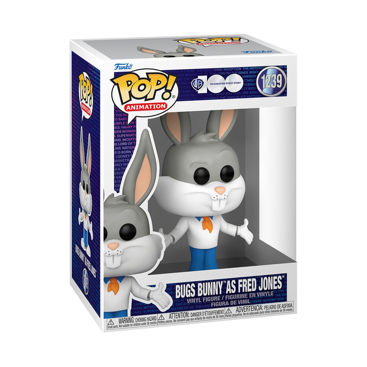 Funko POP WB 100 Bugs Bunny As Fred Jones 1239 - NERD BLVD