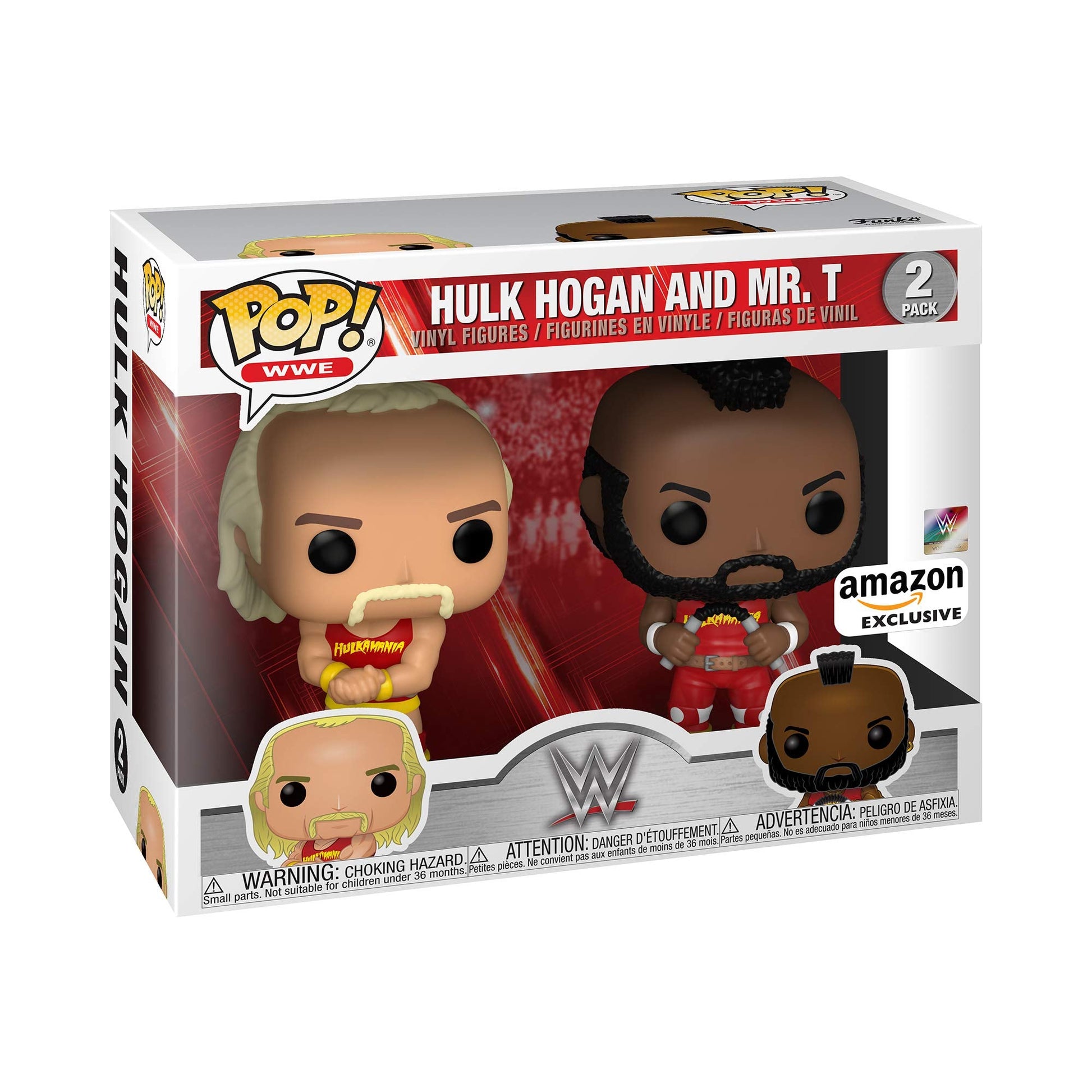 Funko POP WWE Hulk Hogan And Mr T Amazon 2 Pack - NERD BLVD