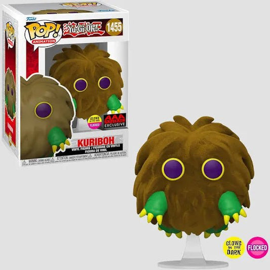 Funko Pop Yu - Gi - Oh! Kuriboh 1455 AAA Anime Exclusive GITD - NERD BLVD