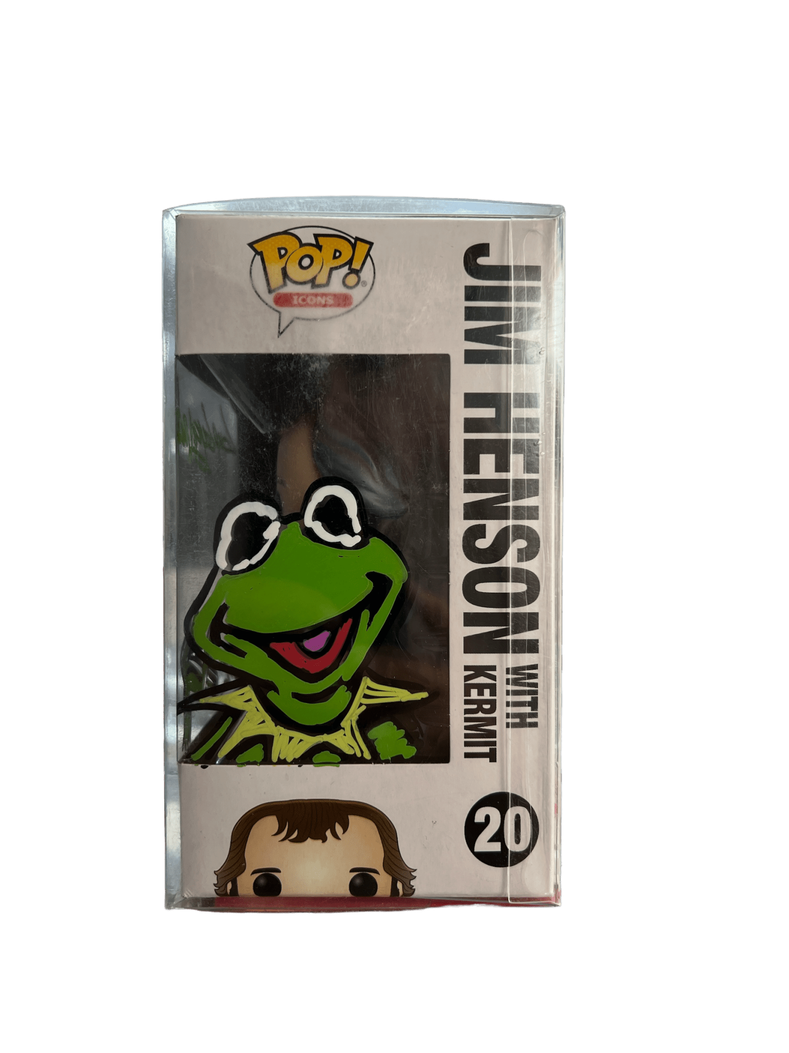 Guy Gilchrist Signed Funko Pop Kermit Jim Henson 20 Art Sketch JSA COA - NERD BLVD