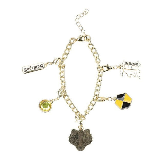 HARRY POTTER HUFFLEPUFF MULTI-CHARMED BRACELET - NERD BLVD