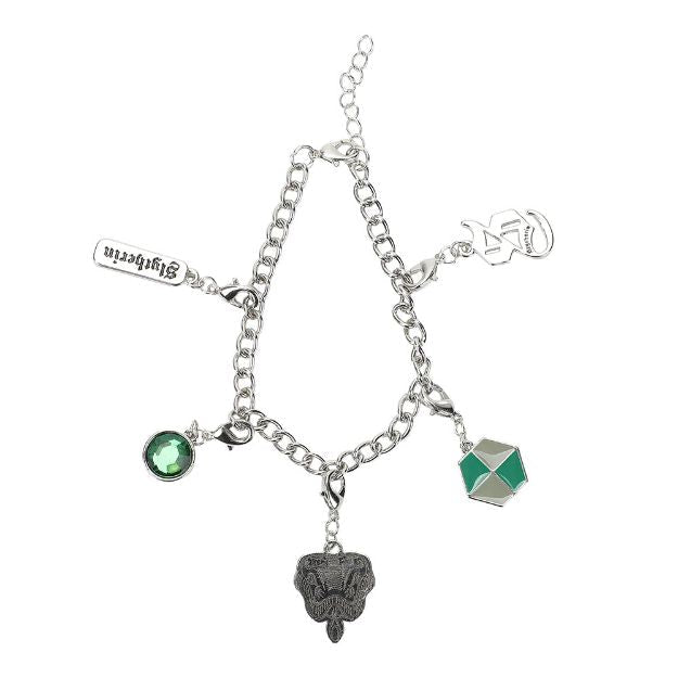 HARRY POTTER SLYTHERIN MULTI-CHARMED BRACELET - NERD BLVD