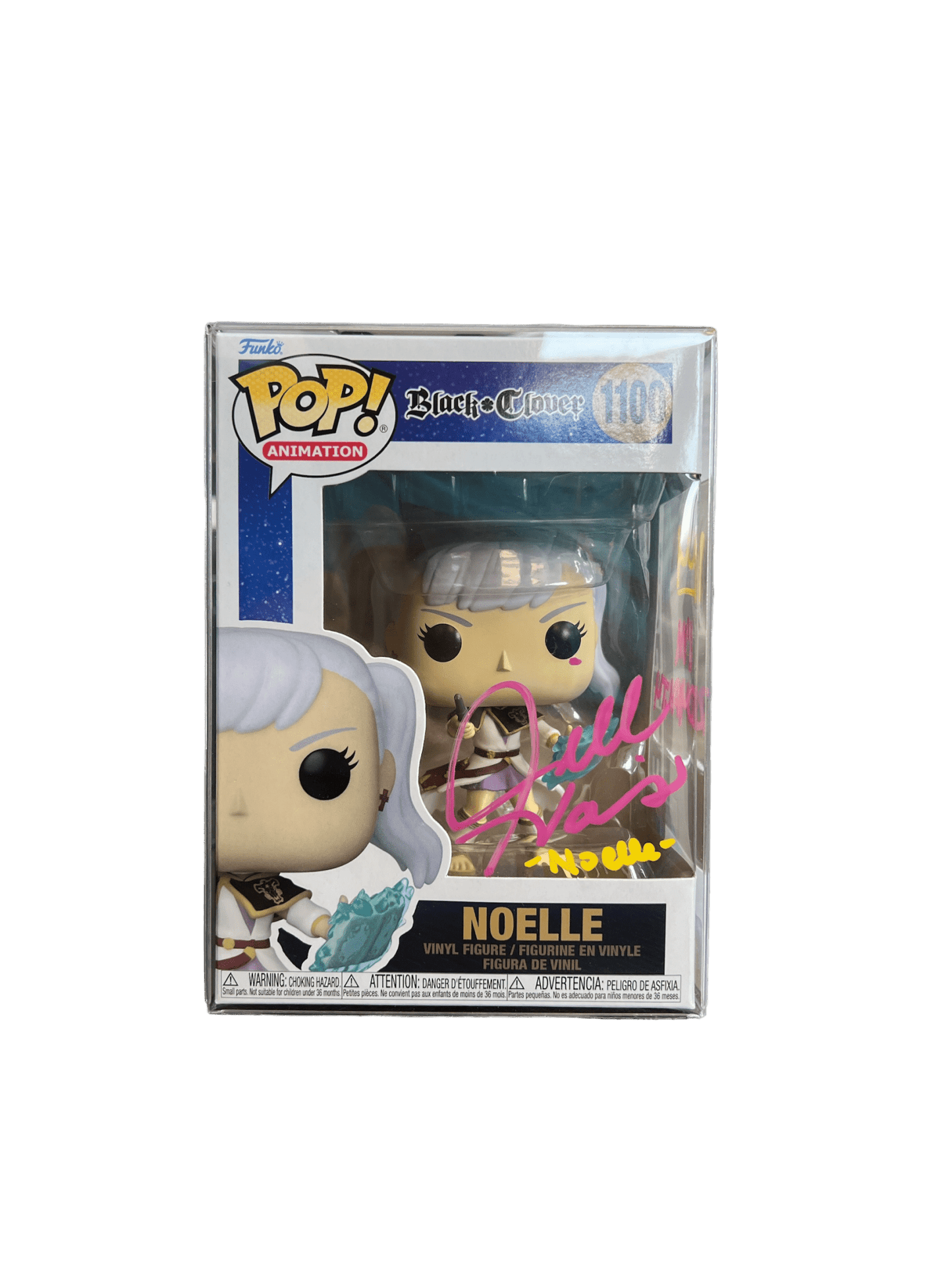 Jill Harris Signed Funko POP Black Clover Noelle COA - NERD BLVD