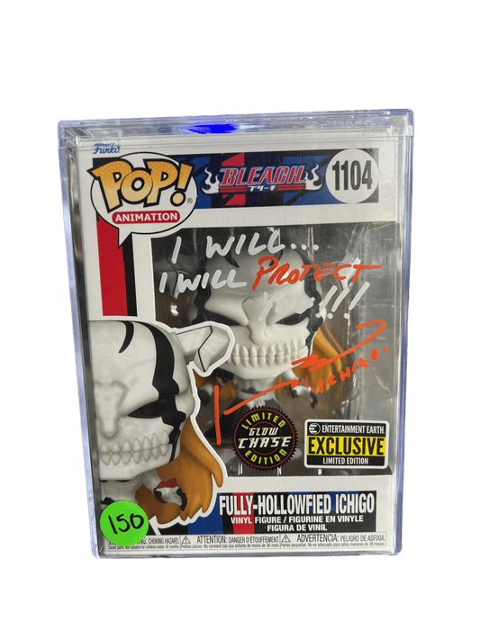 Johnny Yong Bosch Signed Fully Hollowfied Ichigo Chase Bleach Funko POP (No COA) - NERD BLVD