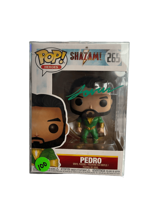 Jovan Armand Signed Pedro Shazam Funko POP 265 JSA COA - NERD BLVD