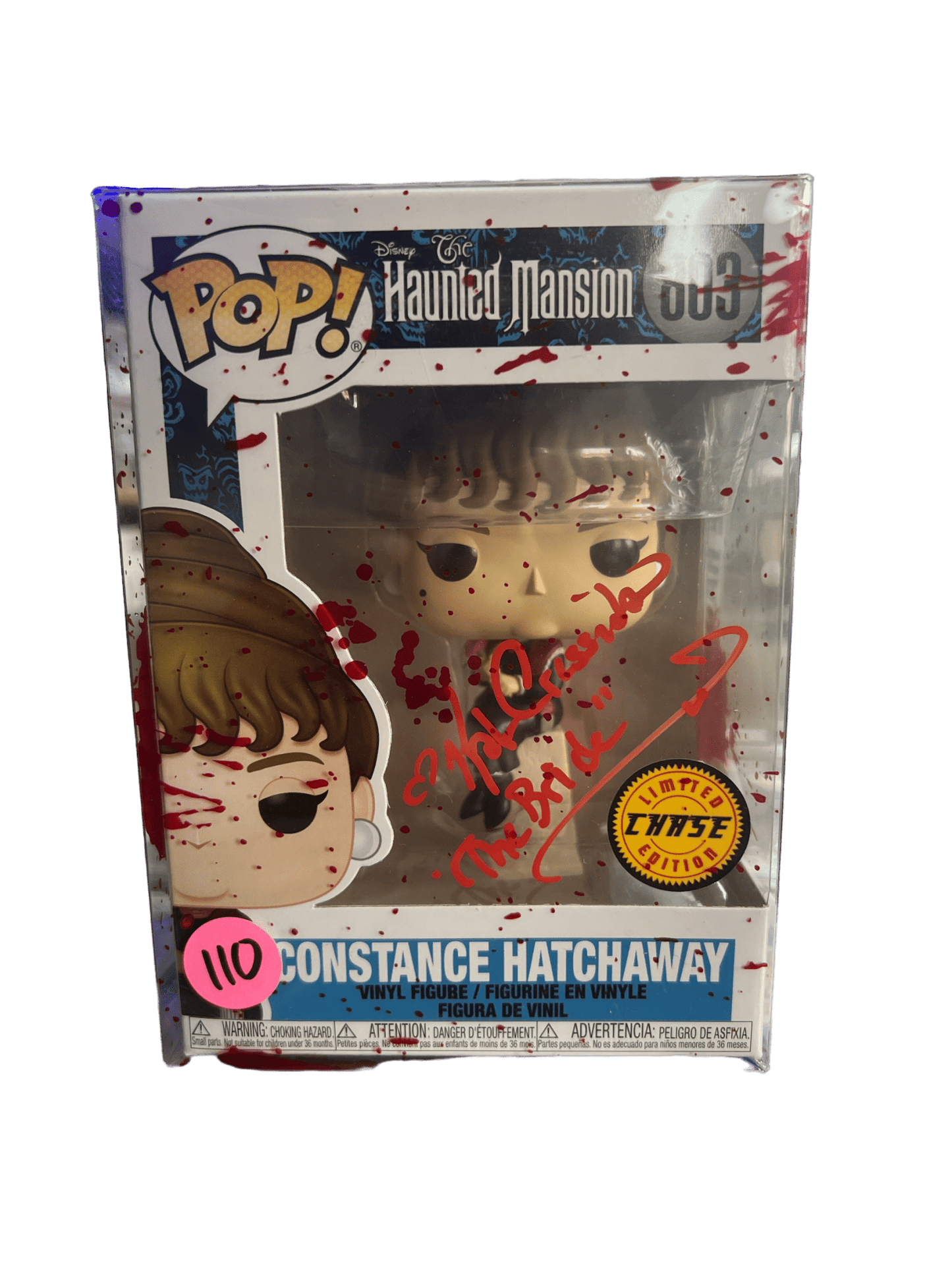 Kat Cressida Signed Constance Hatchaway Haunted Mansion Funko POP Chase JSA COA - NERD BLVD