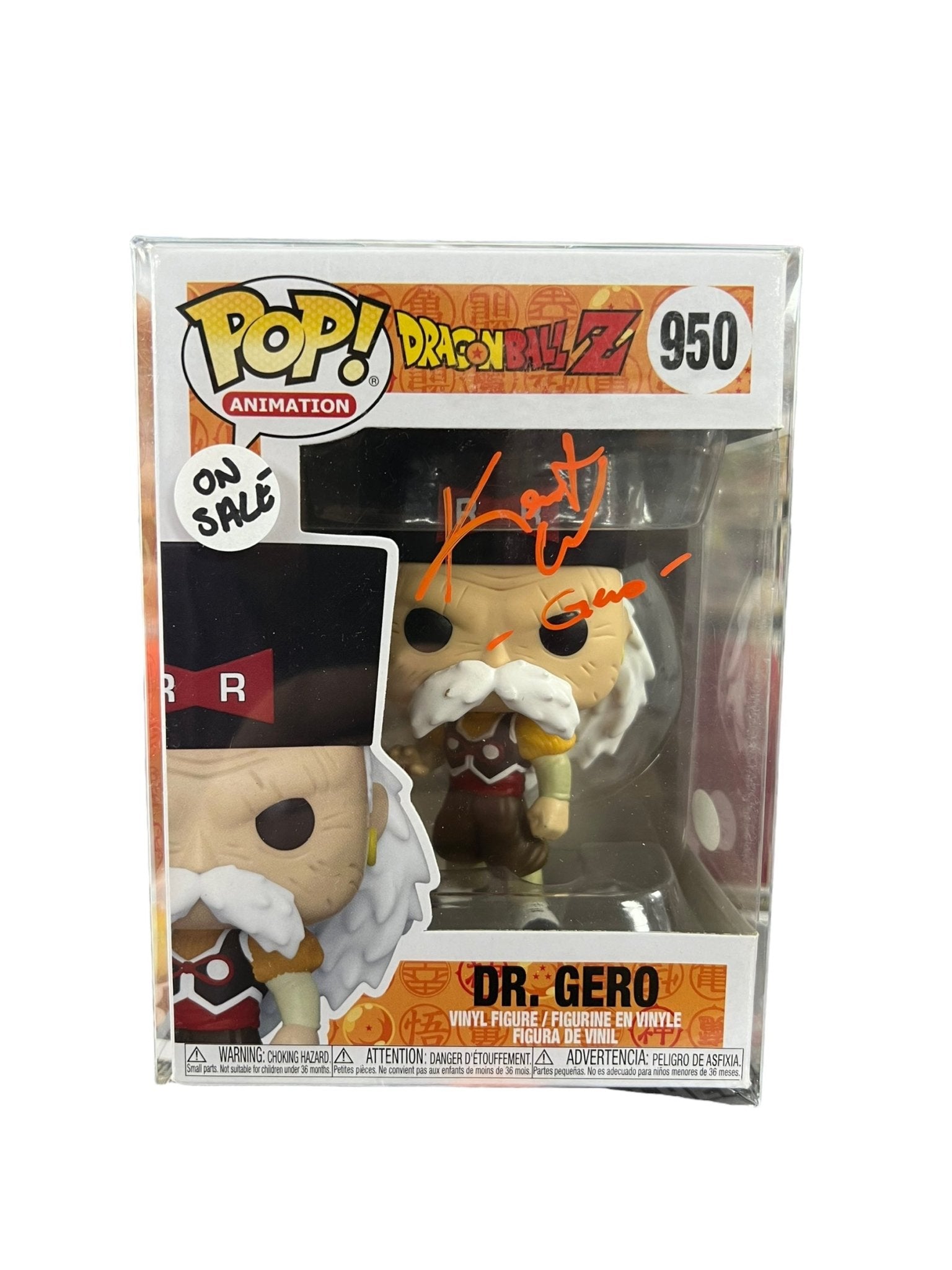 Kent Williams Signed Funko POP Dragon Ball Z Dr. Gero Autographed JSA COA - NERD BLVD