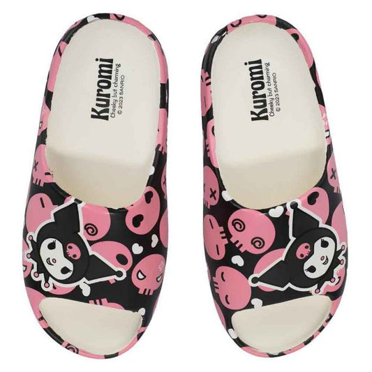 KUROMI AOP JUNIORS CLOUD SLIDE SANDALS - NERD BLVD