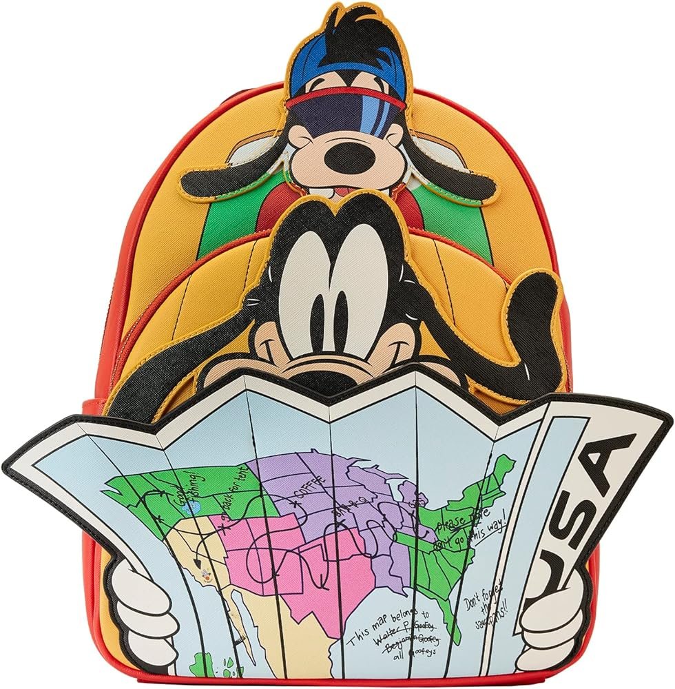 Loungefly Disney A Goofy Movie Road Trip Mini Backpack Officially Licensed - NERD BLVD