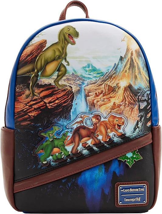 Loungefly Land Before Time Poster Womens Double Strap Shoulder Bag Purse - NERD BLVD