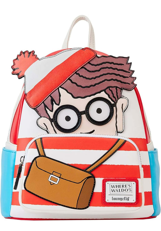 Loungefly Where's Waldo Cosplay Mini Backpack - NERD BLVD